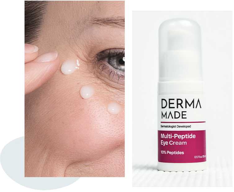 Women appling product and the product image attached