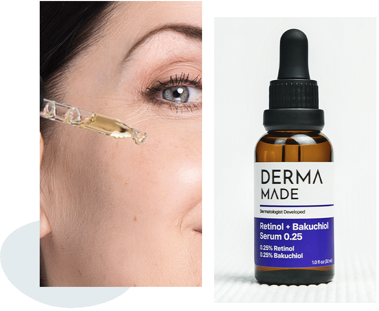 Women appling product and the product image attached