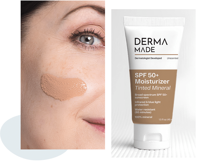 Women appling product and the product image attached