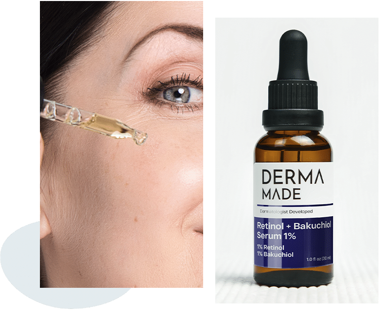 Women appling product and the product image attached