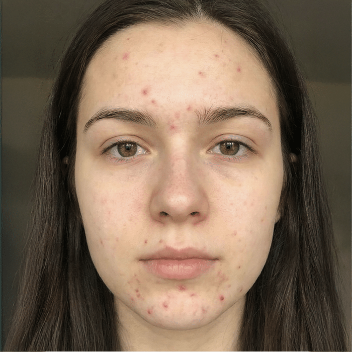 Women showing Reduce Blemishes
